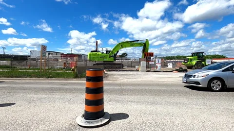 Toronto, Can May 23 2025 Generic POV side view driving plate city suburban Stock Footage 336744912