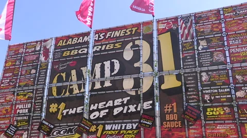 Toronto, Can May 23 2026 Ribfest summer ribs BBQ festival Stock Footage 340916847