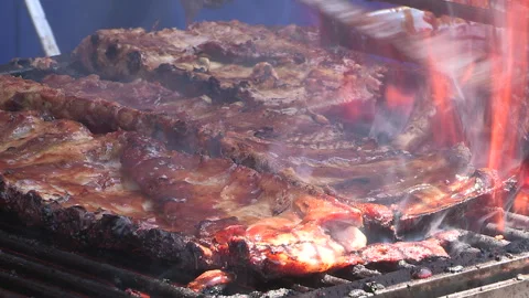 Toronto, Can May 23 2026 Ribfest summer ribs BBQ festival Stock Footage 340916893