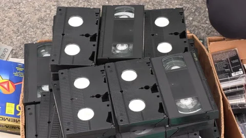 Toronto, Can Sep 8 2026 Recycling Old Computers and Cell Phones Stock Footage 345754238
