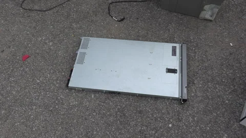 Toronto, Can Sep 8 2026 Recycling Old Computers and Cell Phones Stock Footage 345756218