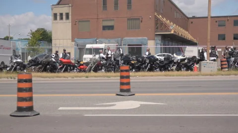 Toronto, Canada 07/21/2022: Hells Angels... | Stock Video | Pond5