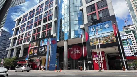 TORONTO, CANADA - 2026 September 5: Canadian Broadcasting Centre Stock Footage 344774006