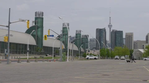 Toronto, Canada with the CN tower in the background Stock Footage 241685627