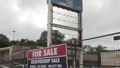 Toronto, Canada Dec 12 2025 Real estate crash foreclosure amid recession Stock Footage 318964527