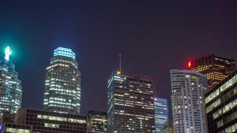 Toronto, Canada - Hyperlapse  - Downtown from Berczy Park Stock Footage 147239194