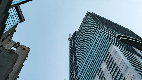 Toronto, Canada, Hyperlapse   - Hyperlapse in Bay Street during the day Stock Footage 139015008