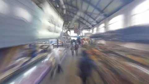 Toronto, Canada, Hyperlapse - Hyperlapse in St Lawrence Market Stock Footage 169444092