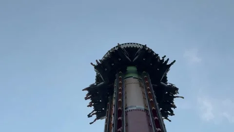 Toronto, Canada - July 1, 2025: Canada&amp;#039;s Wonderland rides &amp;amp; attraction Stock Footage 313962181