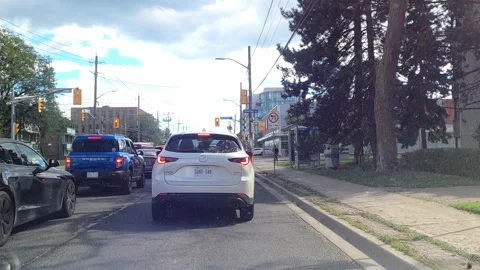 Toronto, Canada Sept 8 2026 POV driving in the city streets Stock Footage 344879216