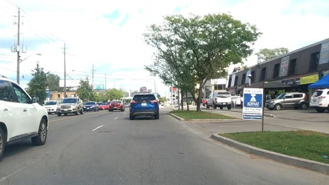 Toronto, Canada Sept 8 2026 POV driving in the city streets Stock Footage 344879246