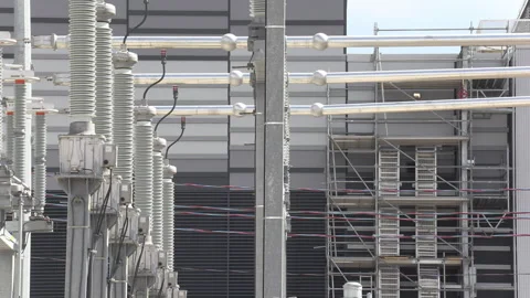 Toronto, Canada Sept 8 2026 Large-Scale AI Data Center Building Site Stock Footage 344886811