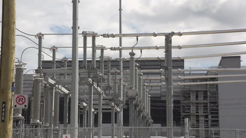 Toronto, Canada Sept 8 2026 Large-Scale AI Data Center construction Site Stock Footage 345152607