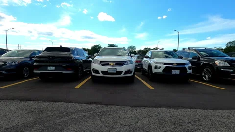 Toronto, Canada Sept 8 2026 POV side view driving plate city urban area Stock Footage 345690007