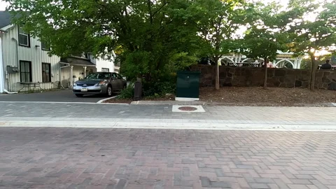 Toronto, Canada Sept 8 2026 POV side view driving plate city urban area Stock Footage 345690527