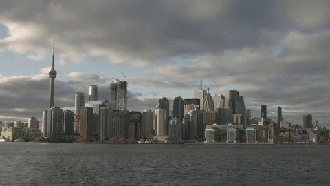 Toronto Canada skyline Video stock 82245995