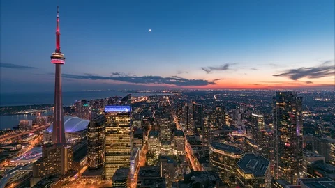 Toronto, Canada, Timelapse Stock-Footage 86665971