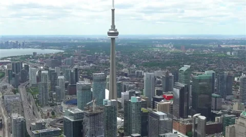Toronto, Canada, Video  - CN Tower Stock Footage 65773136