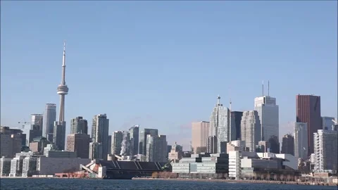 Toronto city skyline Stock Footage 133291246