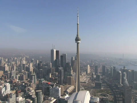 Toronto CN Tower Stock Footage 506132