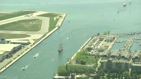 Toronto from CN Tower Video stock 22038161