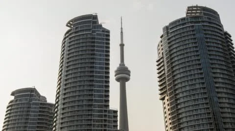 Toronto - CN Tower Stock Footage 54224150