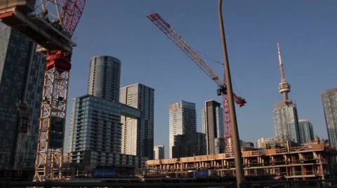 Toronto - Downtown drivethrough Video stock 40536222
