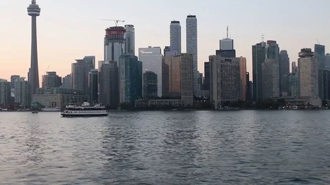 Toronto Downtown view 2 Stock Footage 88637222