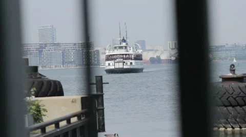 Toronto Ferry Stock Footage 29895768
