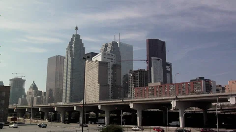 Toronto Financial District Stock Footage 38615658