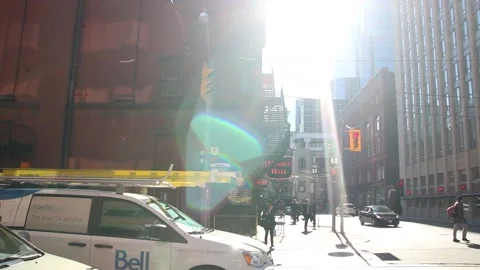 Toronto flare Stock Footage 155897434