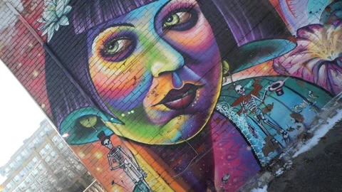 Toronto graff Video stock 247937570