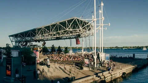 Toronto Harbourfront Daytime Timelapse [4K] Stock Footage 83709872