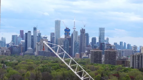 Toronto Housing Construction Stock-Footage 274948169