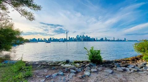 Toronto Island view Stock Photos