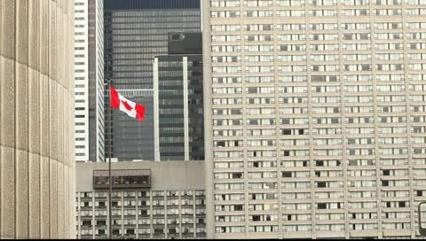 Toronto, Nathan Phillips Square area Stock Footage 11187673