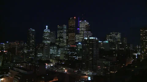 Toronto Night 01 Stock Footage 31666427