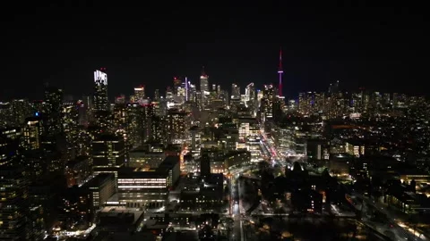 Toronto at Night 動画素材 261319396