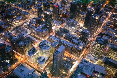 Toronto at Night Stock Photos