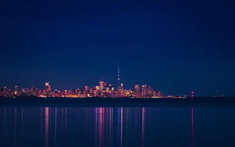 Toronto at Night Stock Photos