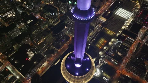 Toronto, Ontario Canada Skyline from Lakeshore Stock Footage 283576341
