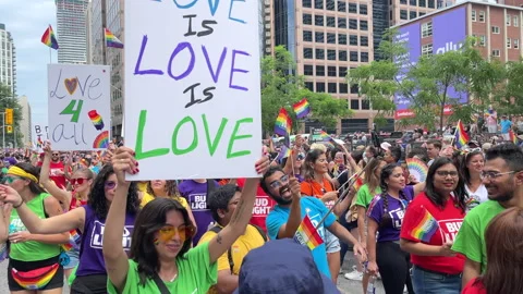 Toronto Pride Parade 2022 Stock Footage 199275095