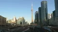 Toronto Railroad Tracks HD Footage