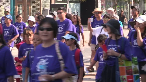 Toronto, On Sept 4 2025 Labor day parade protest for unions and skilled trades 動画素材 341346604