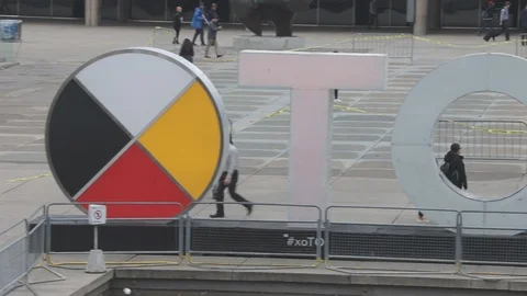 Toronto Sign Stock Footage 119042847