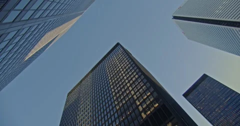 Toronto Skyline at Dawn: Streets, Skyscrapers, and Urban Beauty Canada Stock Footage 281172953