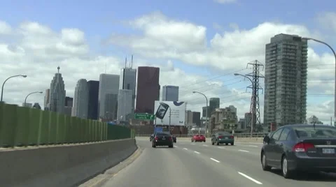 Toronto Skyline Stock Footage 8559096
