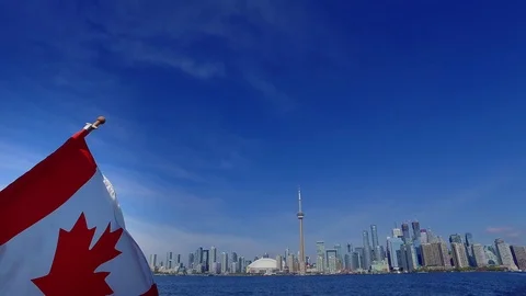 Toronto Skyline Video stock 75800864