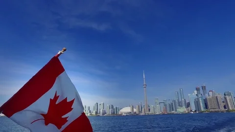 Toronto Skyline Stock Footage 75801360