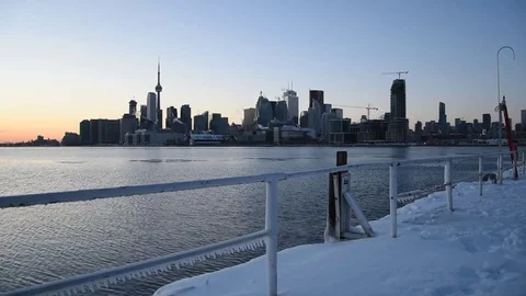 Toronto skyline Stock Footage 84266863